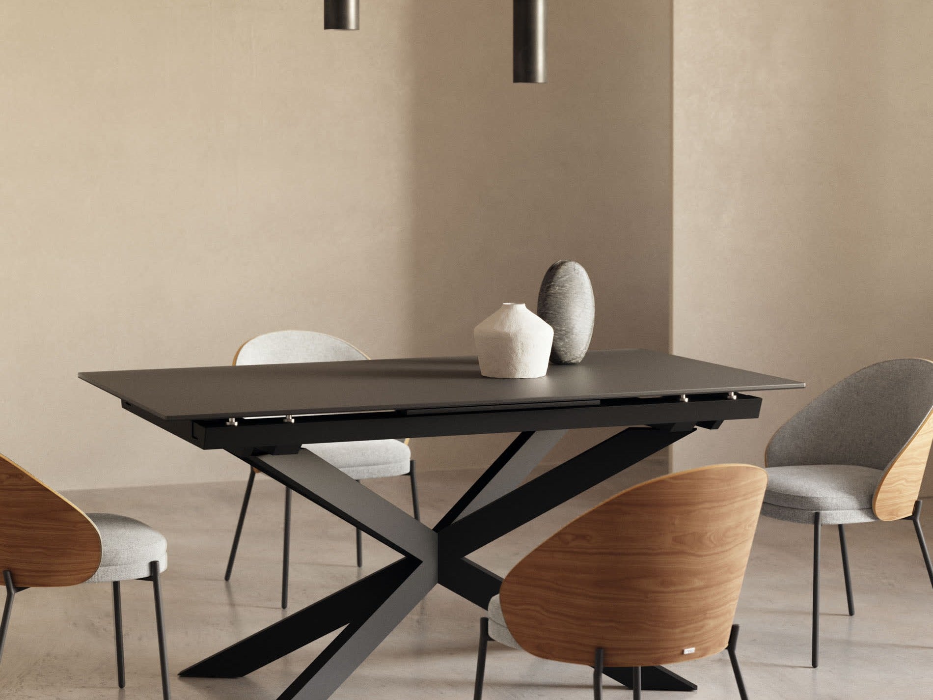 Elegante Atminda Kollektion von Kave Home: stilvolle Möbel und Accessoires in harmonischen Farben und modernem Design.