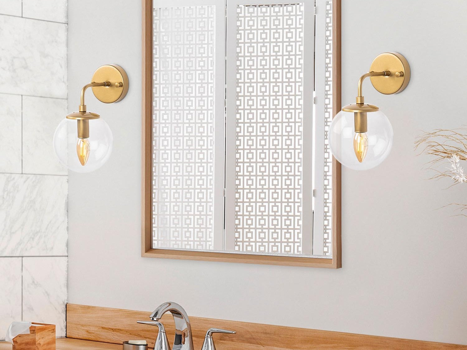 Elegante Hornaccessoires in natürlichem Design, ideal für stilvolle Wohnräume und nachhaltige Einrichtung.