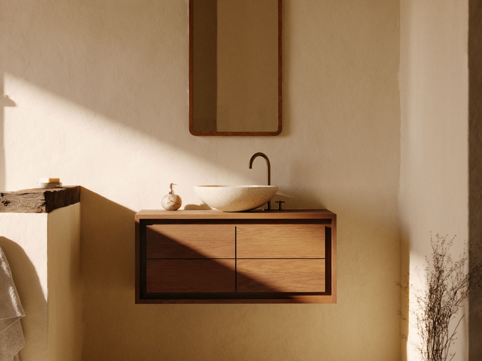 Elegante Kenta Kollektion von Kave Home: stilvolle Möbel mit modernem Design und warmen Holztönen.