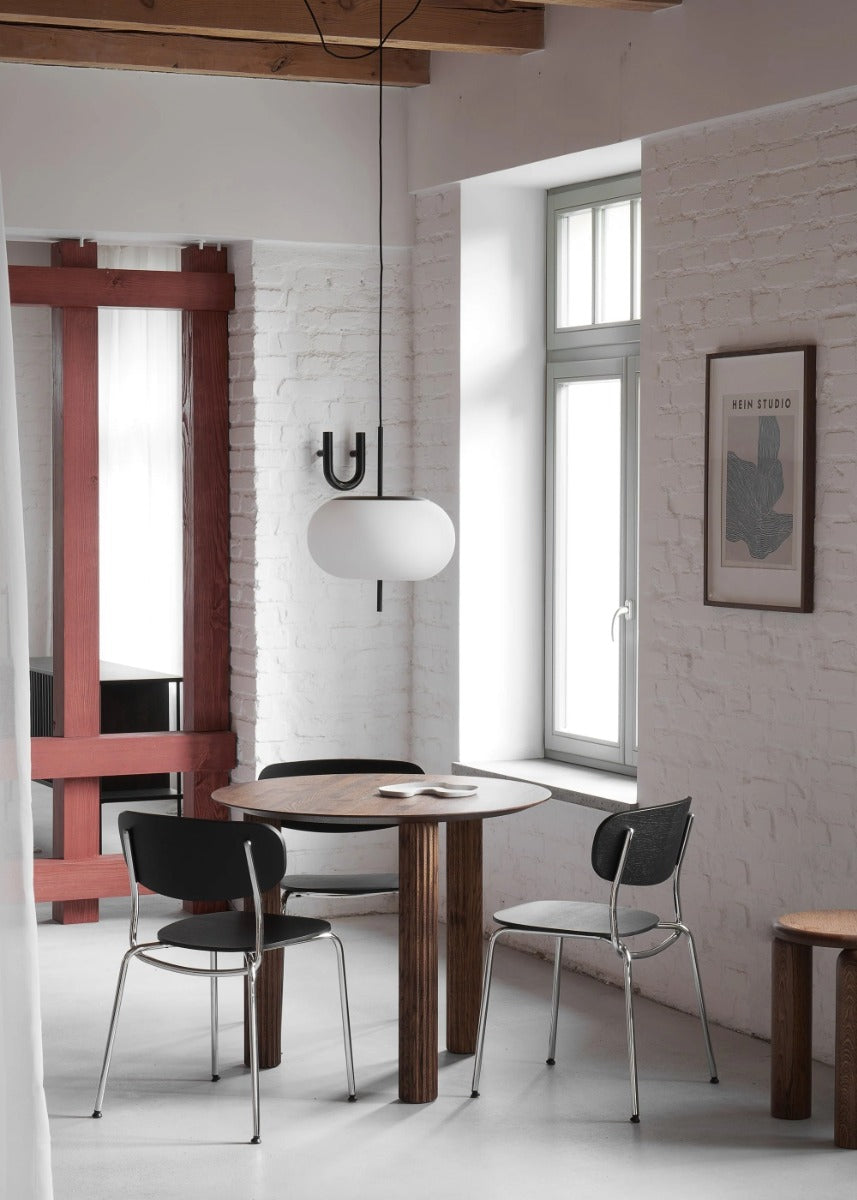 Filar Massivholztisch von Tamo mit architektonischem Untergestell