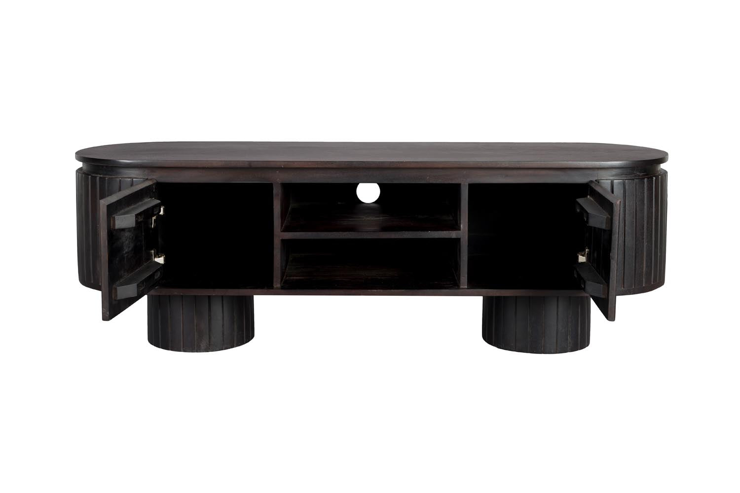 Elegantes Kenji Sideboard aus Mangoholz, 140x40x45 cm, von Dutchbone.