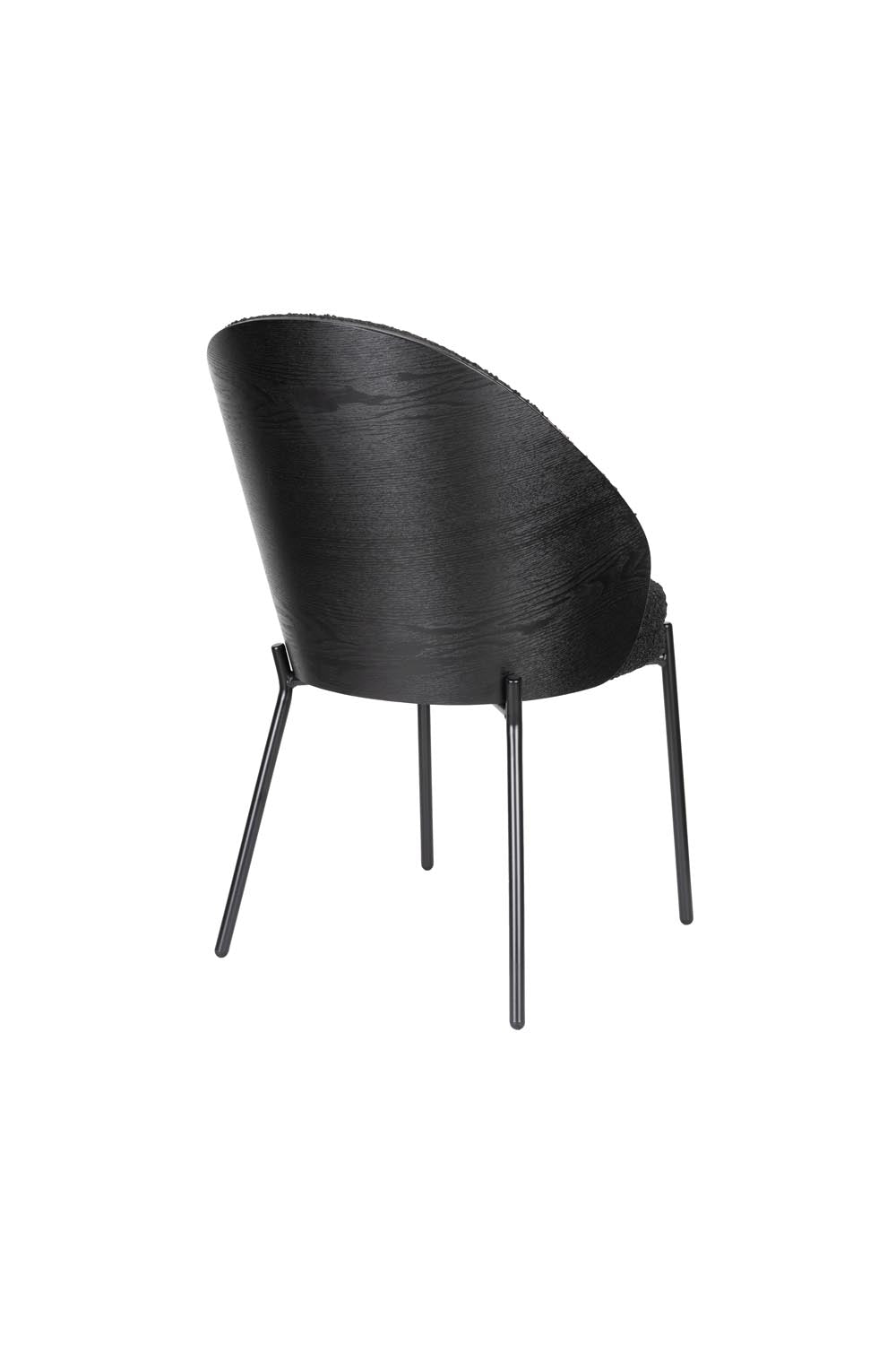 Dutchbone Rodin: Bouclé-Stuhl für stilvolle Wohnambiente.