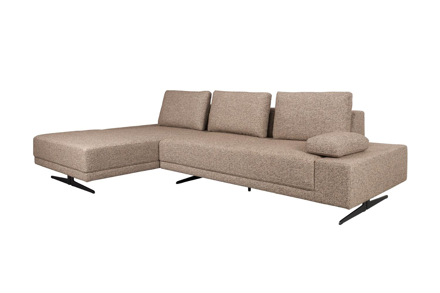 Entdecken Sie das Shelly Sofa Left Chaise Longue von Dutchbone – ein elegantes 3-Sitzer Sofa mit luxuriösem Samtbezug und robuster Bauweise für stilvolles Wohnen.