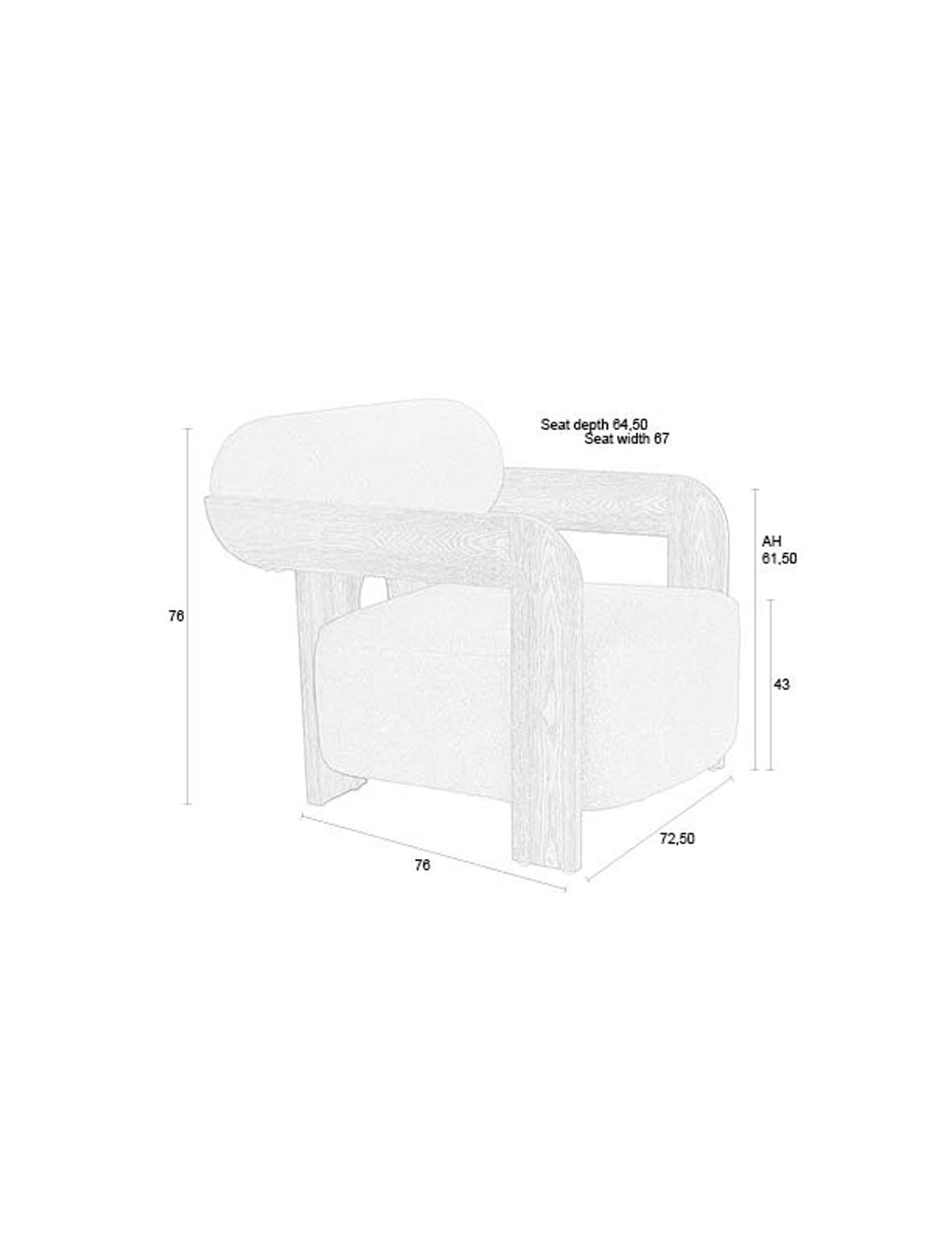 Entdecke den stilvollen Oolong Sessel von Zuiver – ein modernes Designhighlight mit weichem Bouclé-Bezug für höchsten Komfort in deinem Zuhause.