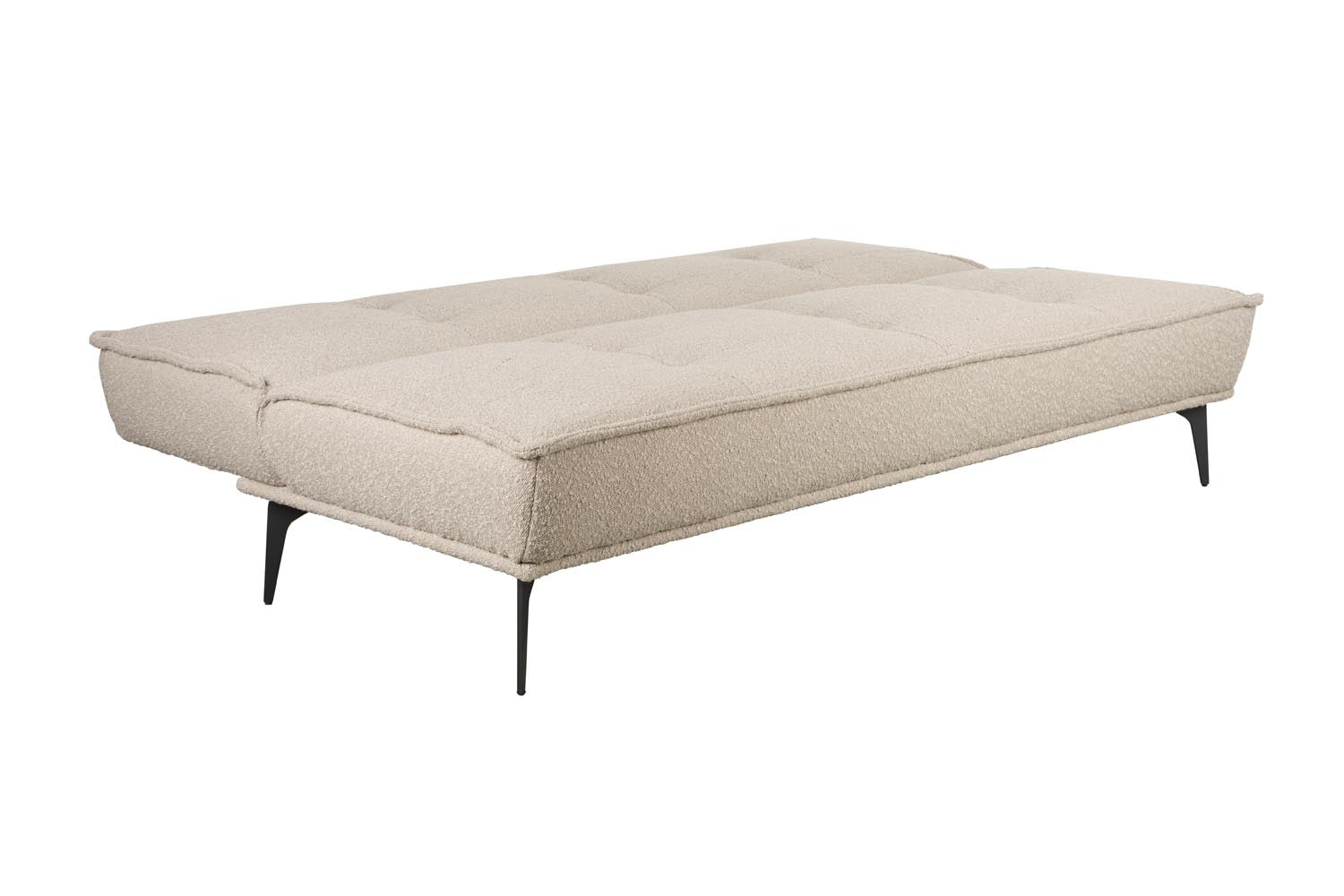 Cielke Sofabed von White Label Living: elegantes 3-Sitzer Sofa, das sich mühelos in ein komfortables Bett verwandelt. Hochwertige Materialien für jeden Wohnstil.