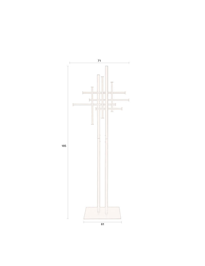 Eleganter Rumex Garderobenständer von Dutchbone, perfekt für moderne Einrichtung und funktionale Aufbewahrung.