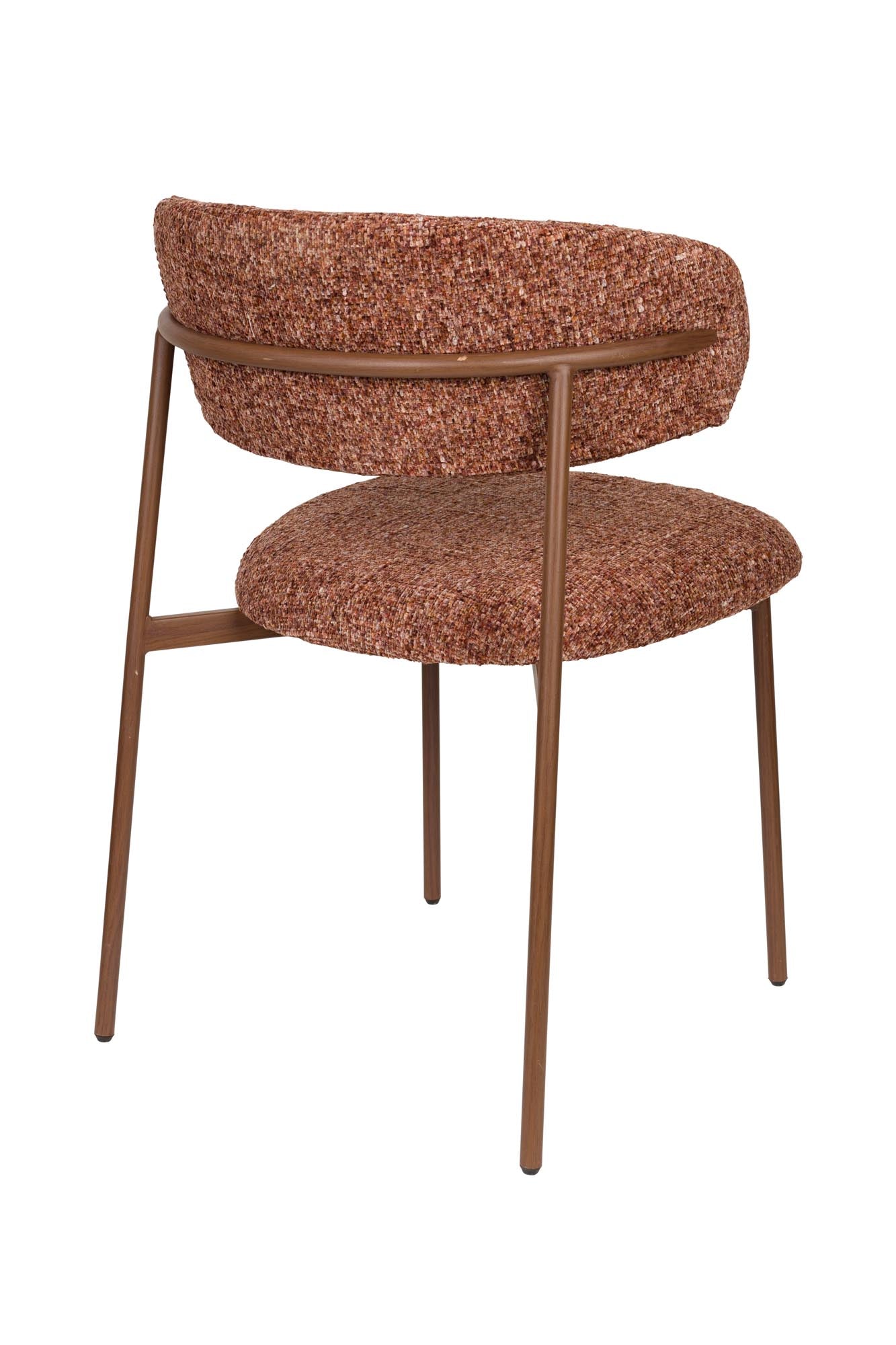 Eleganter Stuhl Claes von White Label Living, modernes Design, komfortabel gepolstert, perfekt für Esszimmer oder Arbeitsbereich.