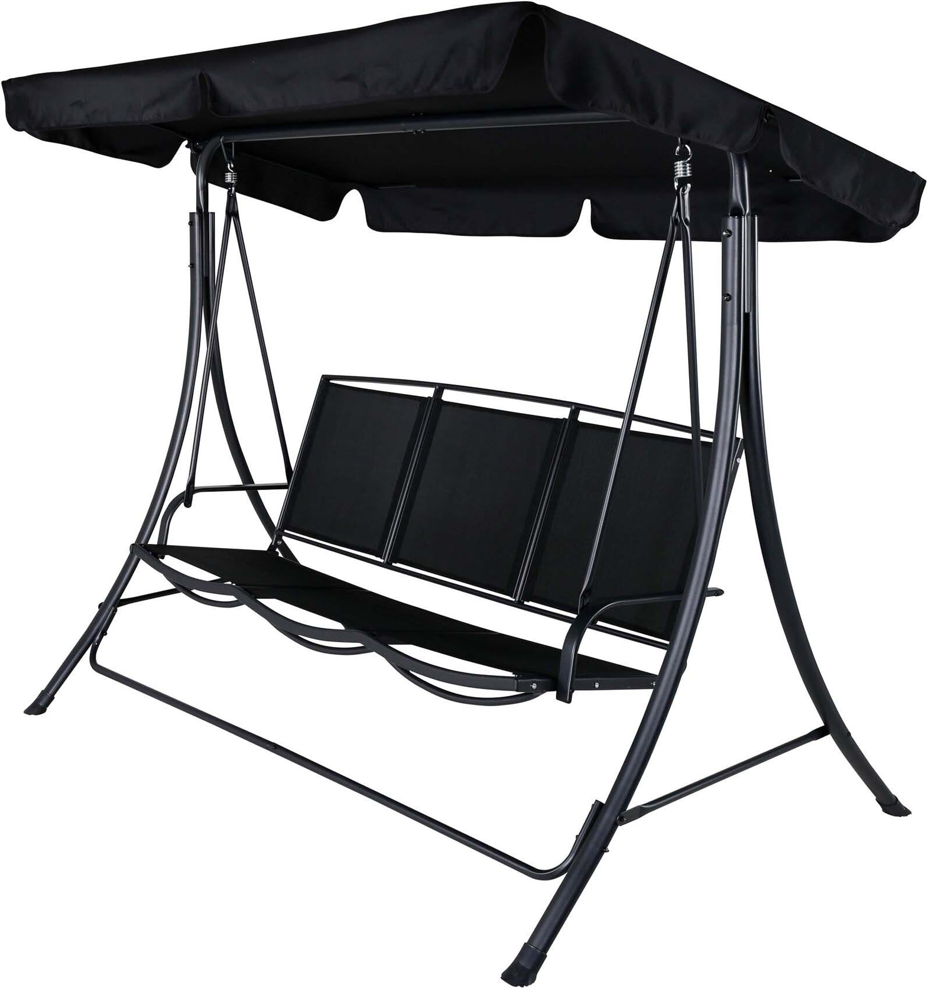 Madras Sofa in Schwarz präsentiert im Onlineshop von KAQTU Design AG. Schaukel Outdoor ist von Venture Home