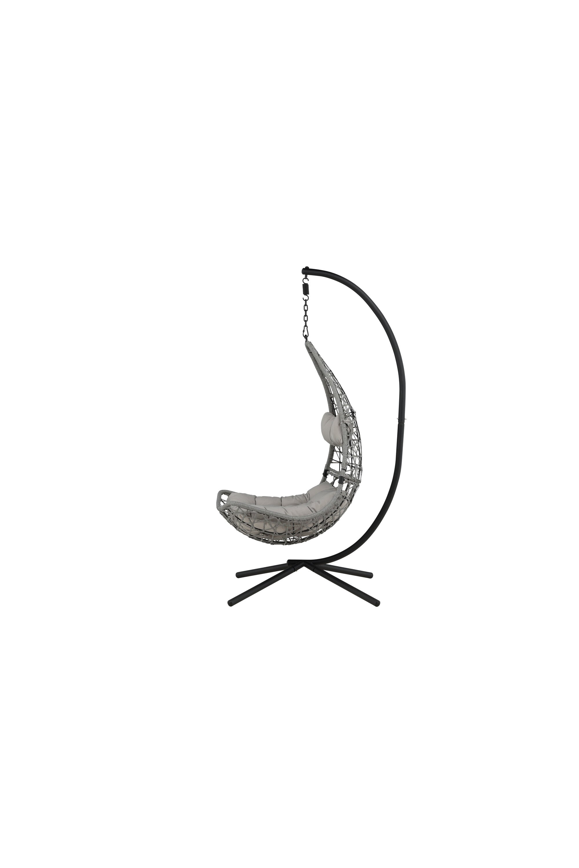 Edinburgh Hängesessel in Grau präsentiert im Onlineshop von KAQTU Design AG. Outdoor-Sessel ist von Venture Home