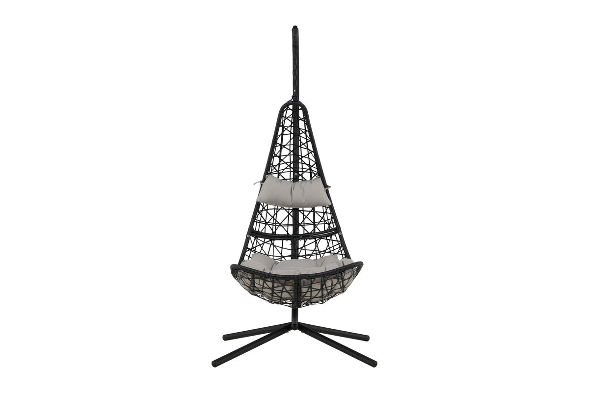 Edinburgh Hängesessel in Schwarz präsentiert im Onlineshop von KAQTU Design AG. Outdoor-Sessel ist von Venture Home