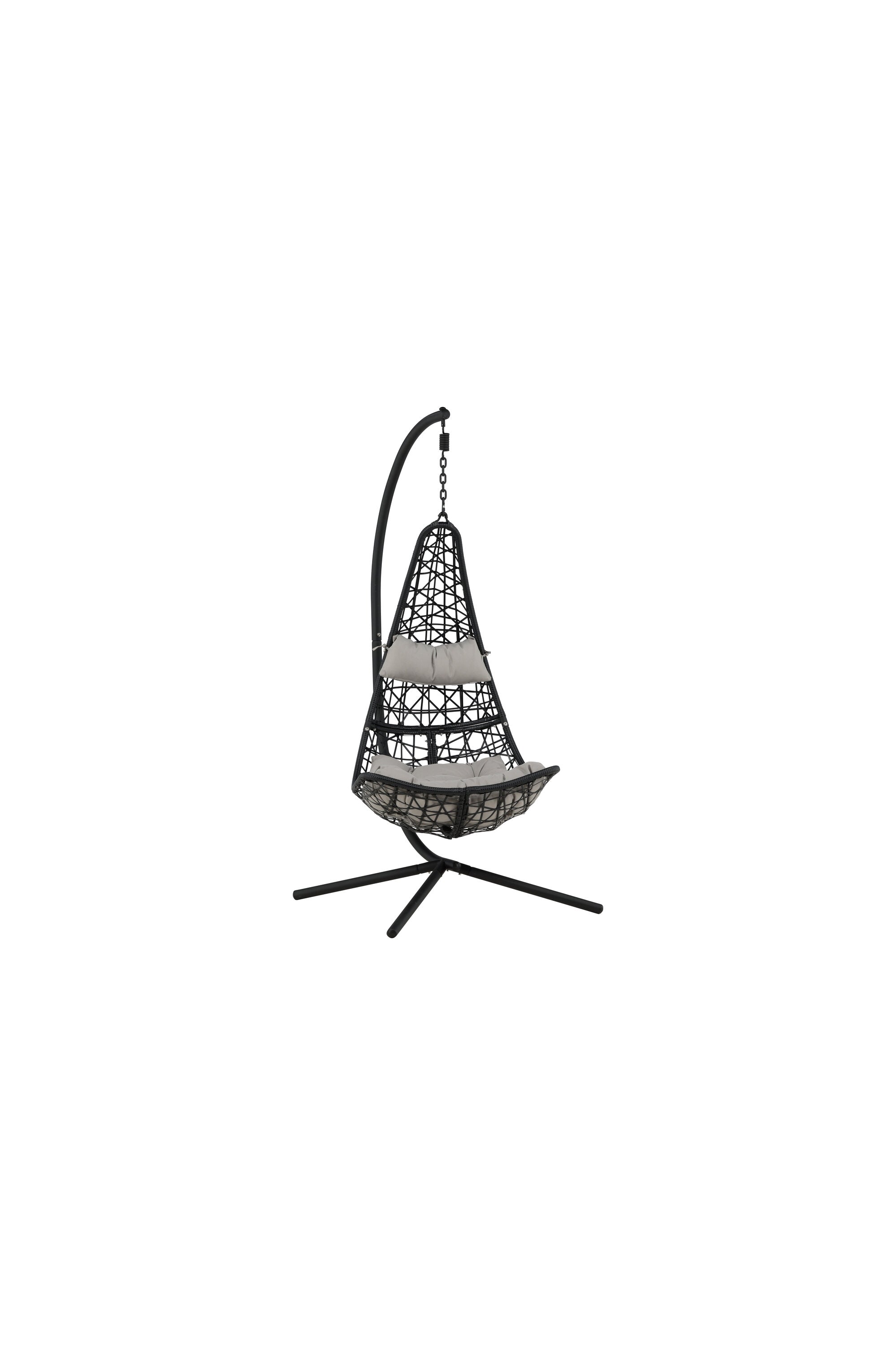 Edinburgh Hängesessel in Schwarz präsentiert im Onlineshop von KAQTU Design AG. Outdoor-Sessel ist von Venture Home