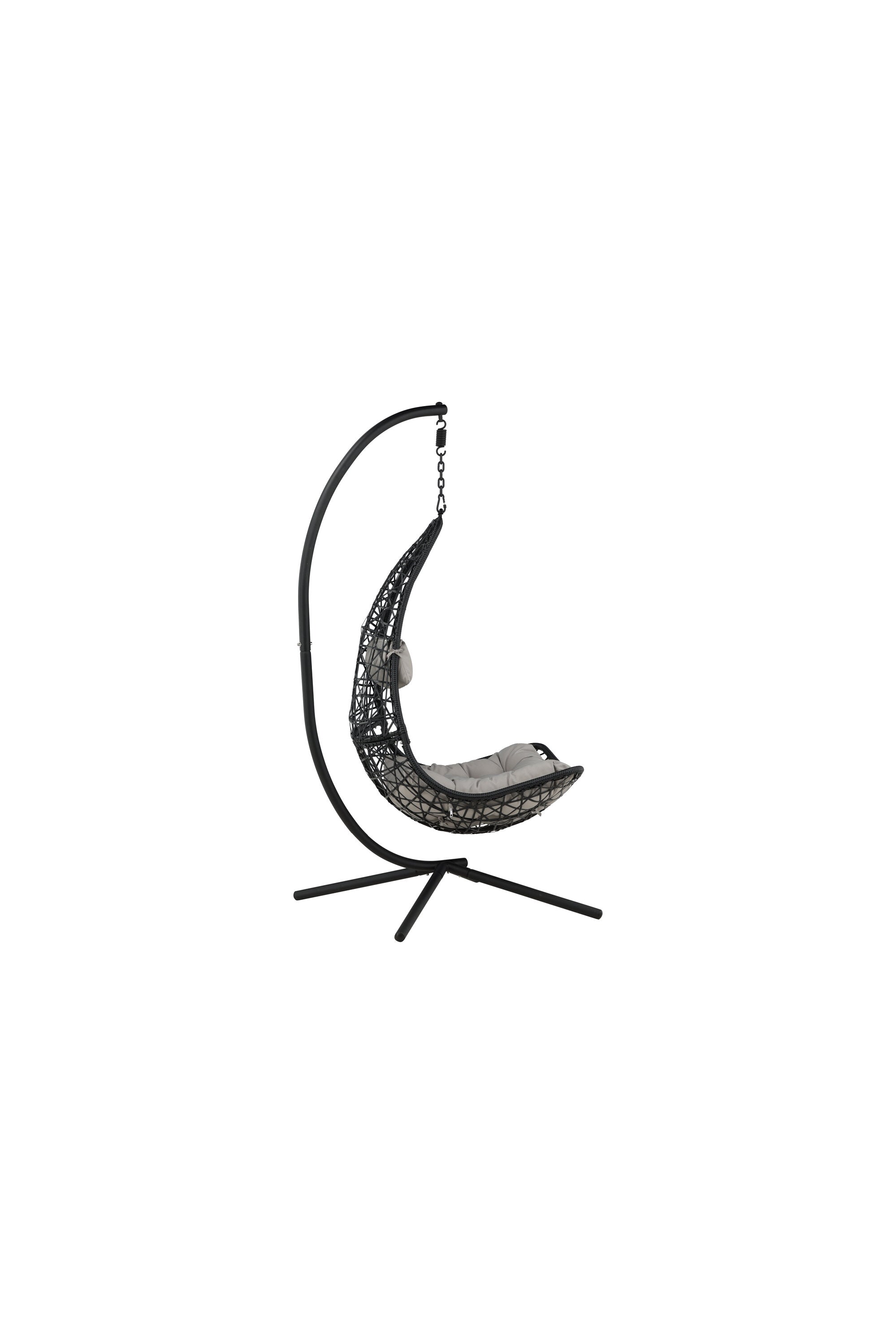 Edinburgh Hängesessel in Schwarz präsentiert im Onlineshop von KAQTU Design AG. Outdoor-Sessel ist von Venture Home