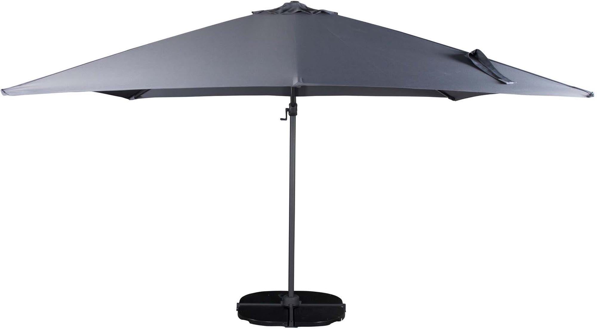 Leeds Sonnenschirm in Dunkelgrau präsentiert im Onlineshop von KAQTU Design AG. Sonnenschirm ist von Venture Home