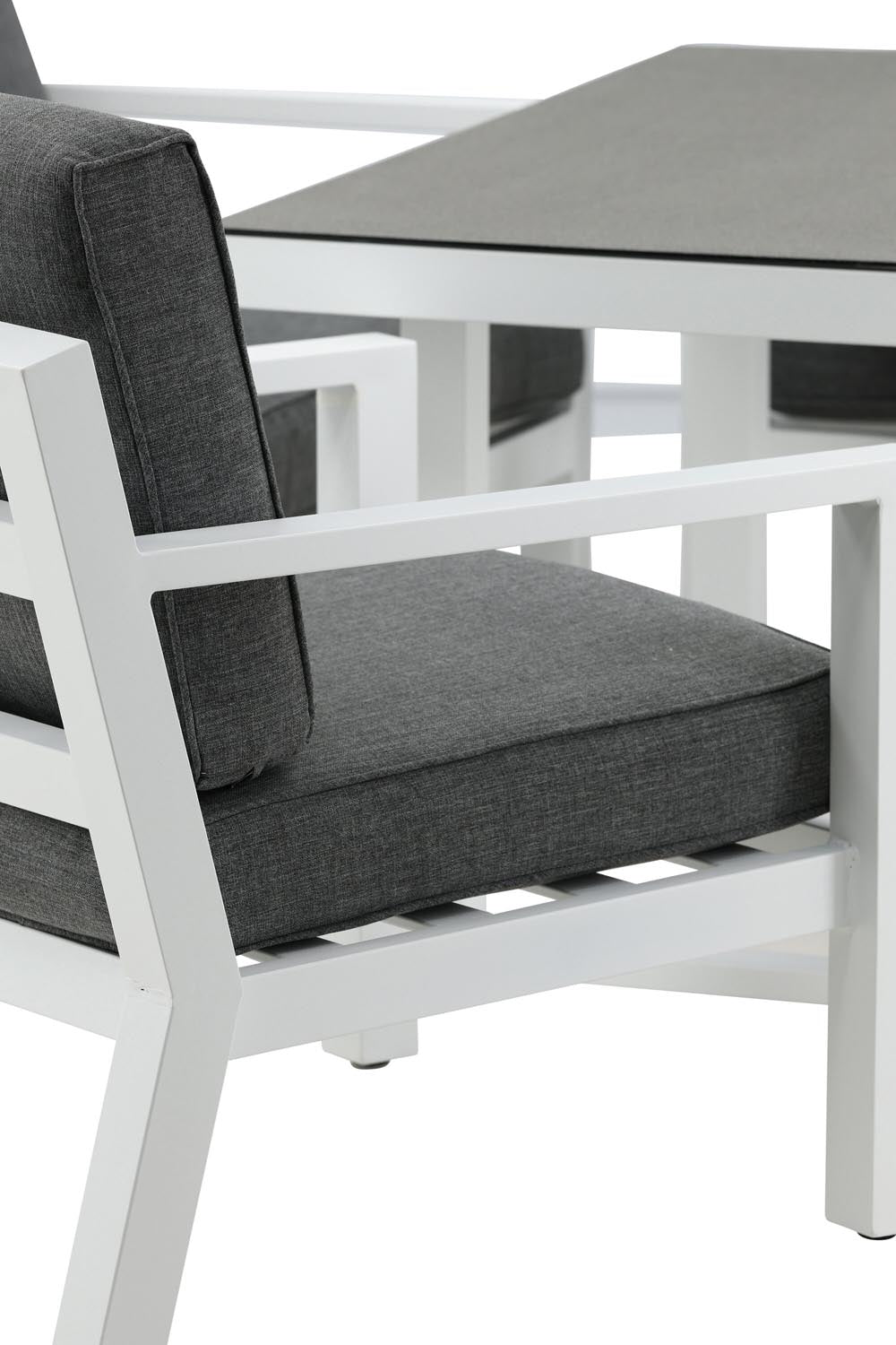 Sofagarnitur Barcelona in Grau präsentiert im Onlineshop von KAQTU Design AG. Loungeset ist von Venture Home