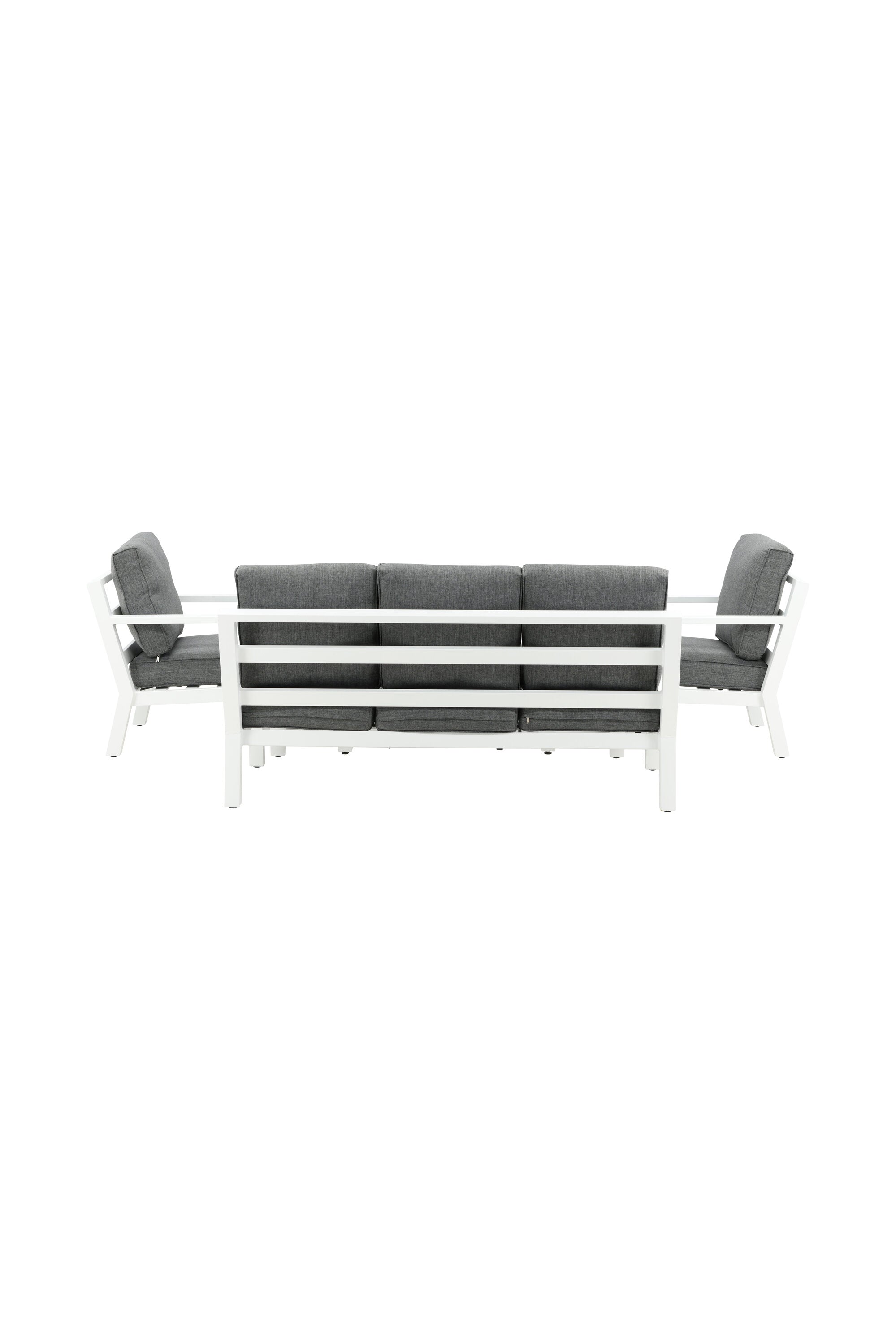 Sofagarnitur Barcelona in Grau präsentiert im Onlineshop von KAQTU Design AG. Loungeset ist von Venture Home