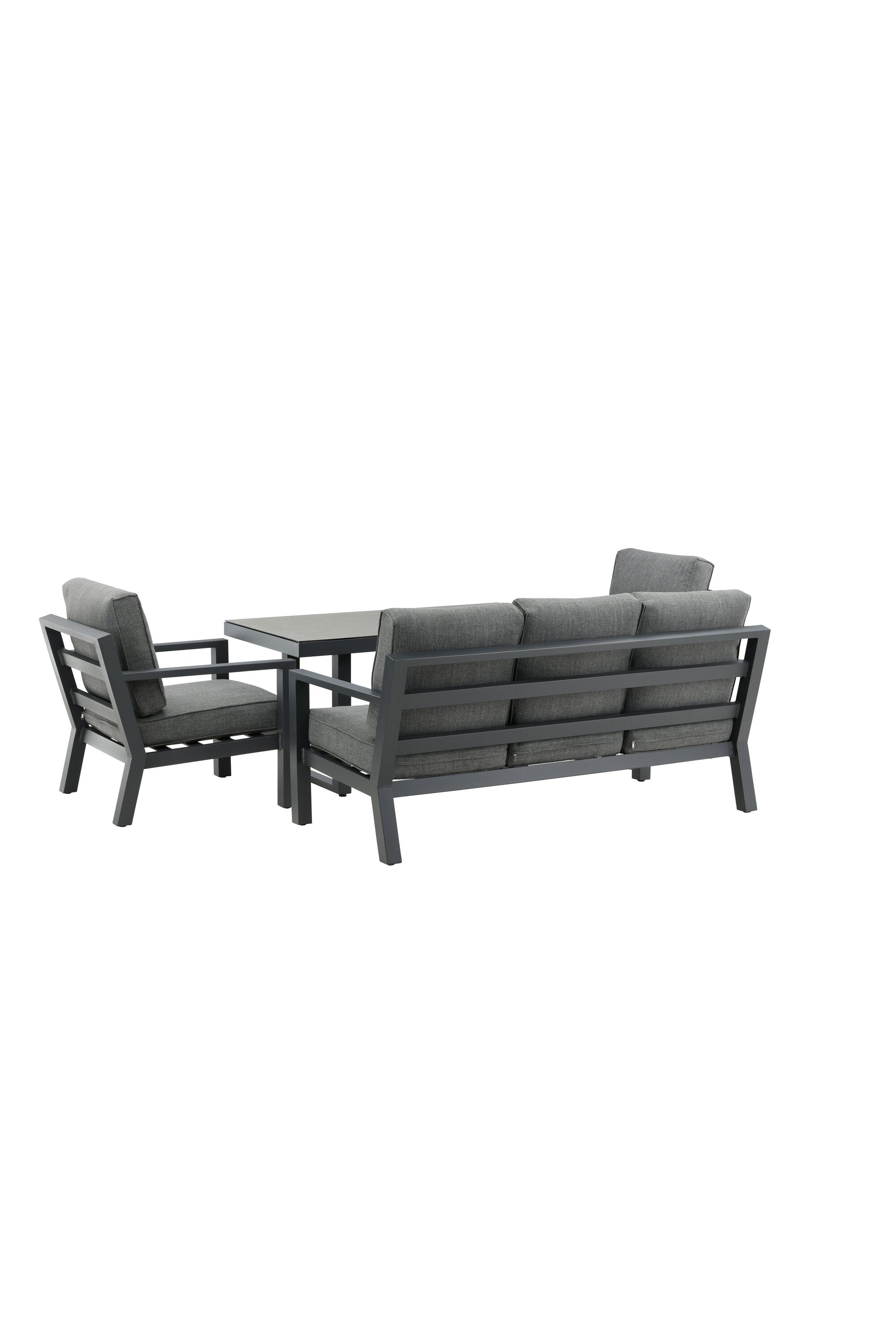 Sofagarnitur Barcelona in Schwarz präsentiert im Onlineshop von KAQTU Design AG. Loungeset ist von Venture Home