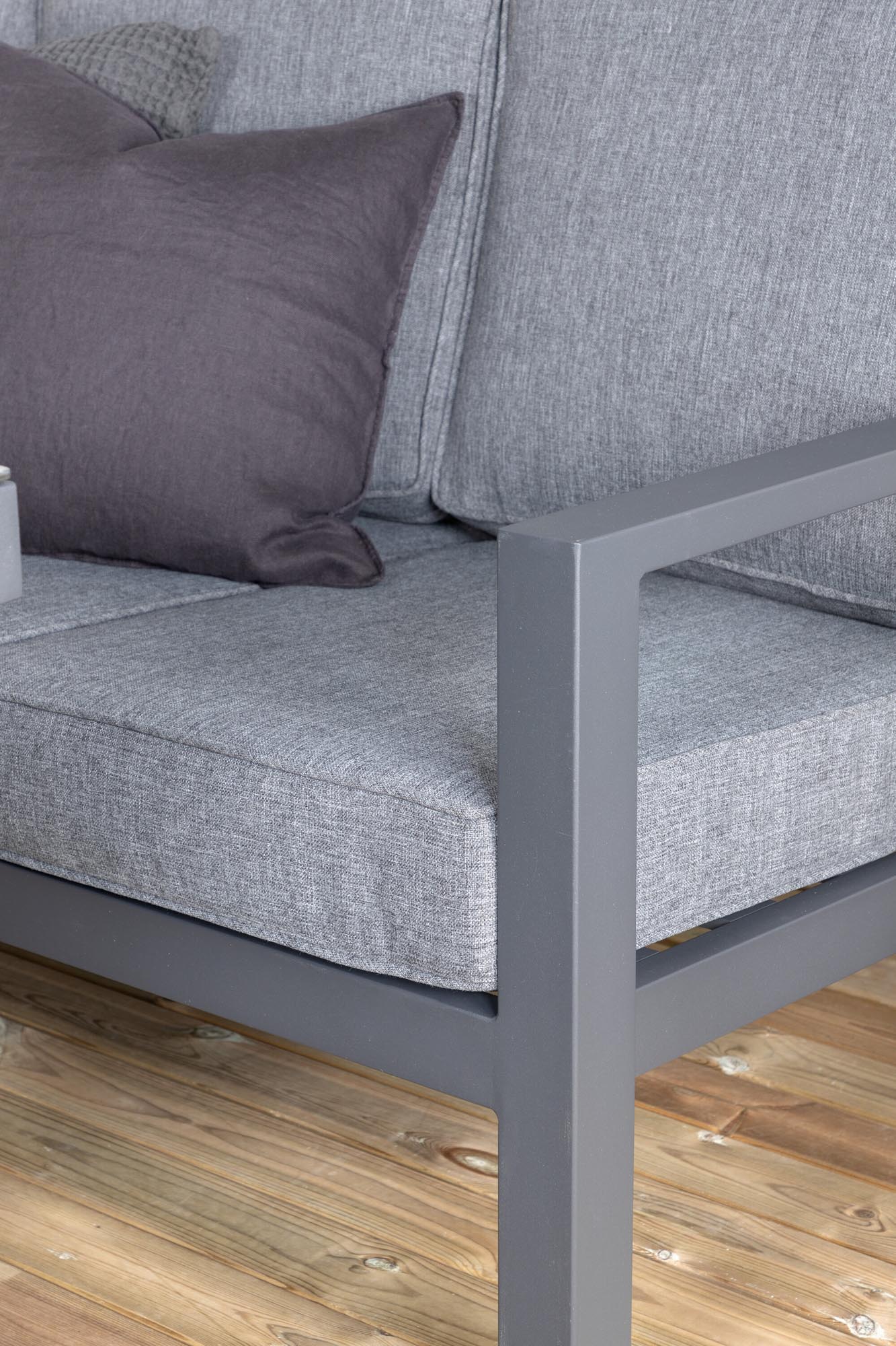 Sofagarnitur Barcelona in Schwarz präsentiert im Onlineshop von KAQTU Design AG. Loungeset ist von Venture Home