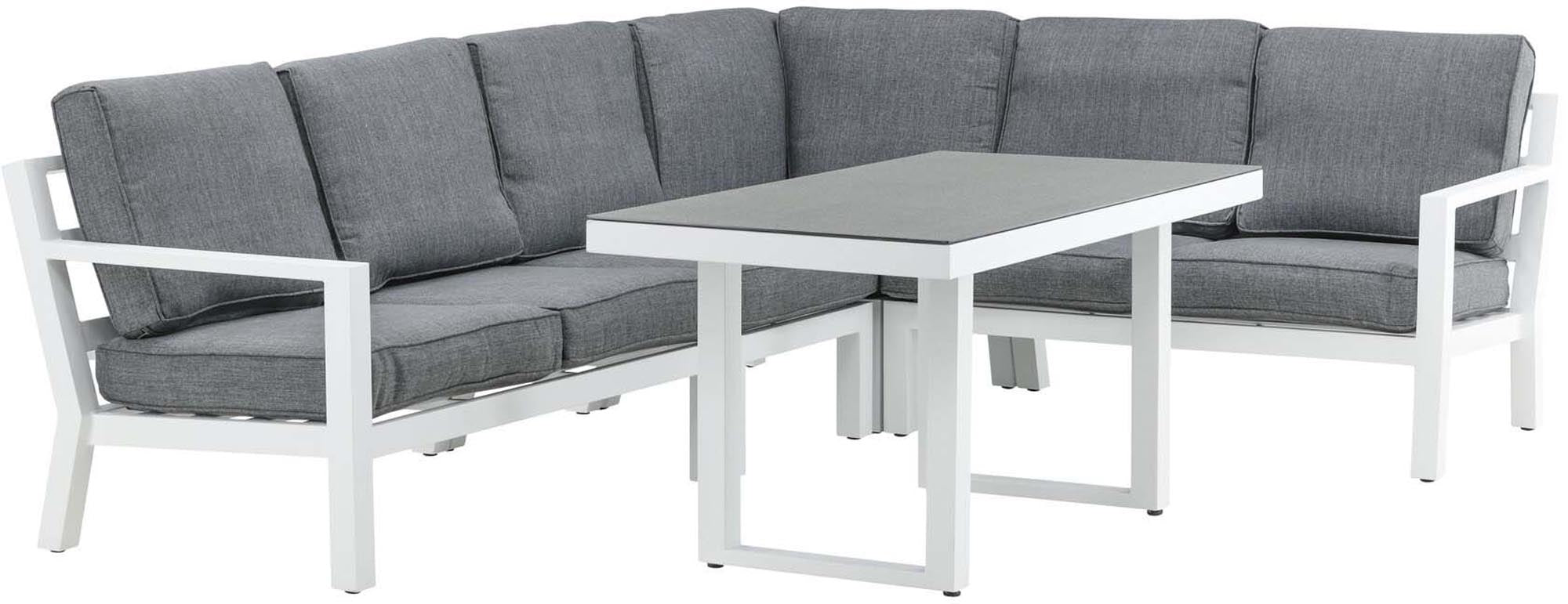 Ecksofa Barcelona 140cm: Komfort und Eleganz für Ihren Garten.
