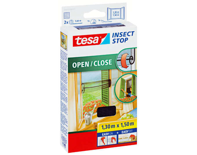TESA Fliegengitter Open/Close 1.3x1.5 m anthrazit in präsentiert im Onlineshop von KAQTU Design AG. Insektenabwehr ist von TESA