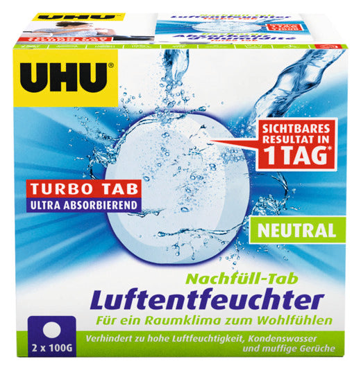 UHU Nachfülltabs zu Luftentfeuchter Neutral 2x100 g in präsentiert im Onlineshop von KAQTU Design AG. Haushaltshilfen ist von UHU