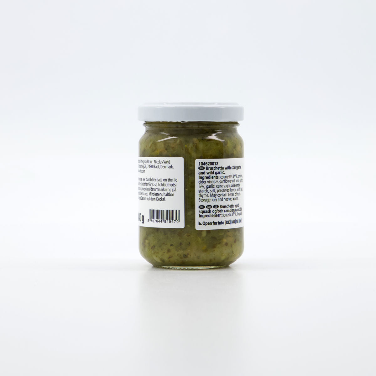 Geniessen Sie Bruschetta mit Zucchini & Bärlauch von Nicolas Vahé.