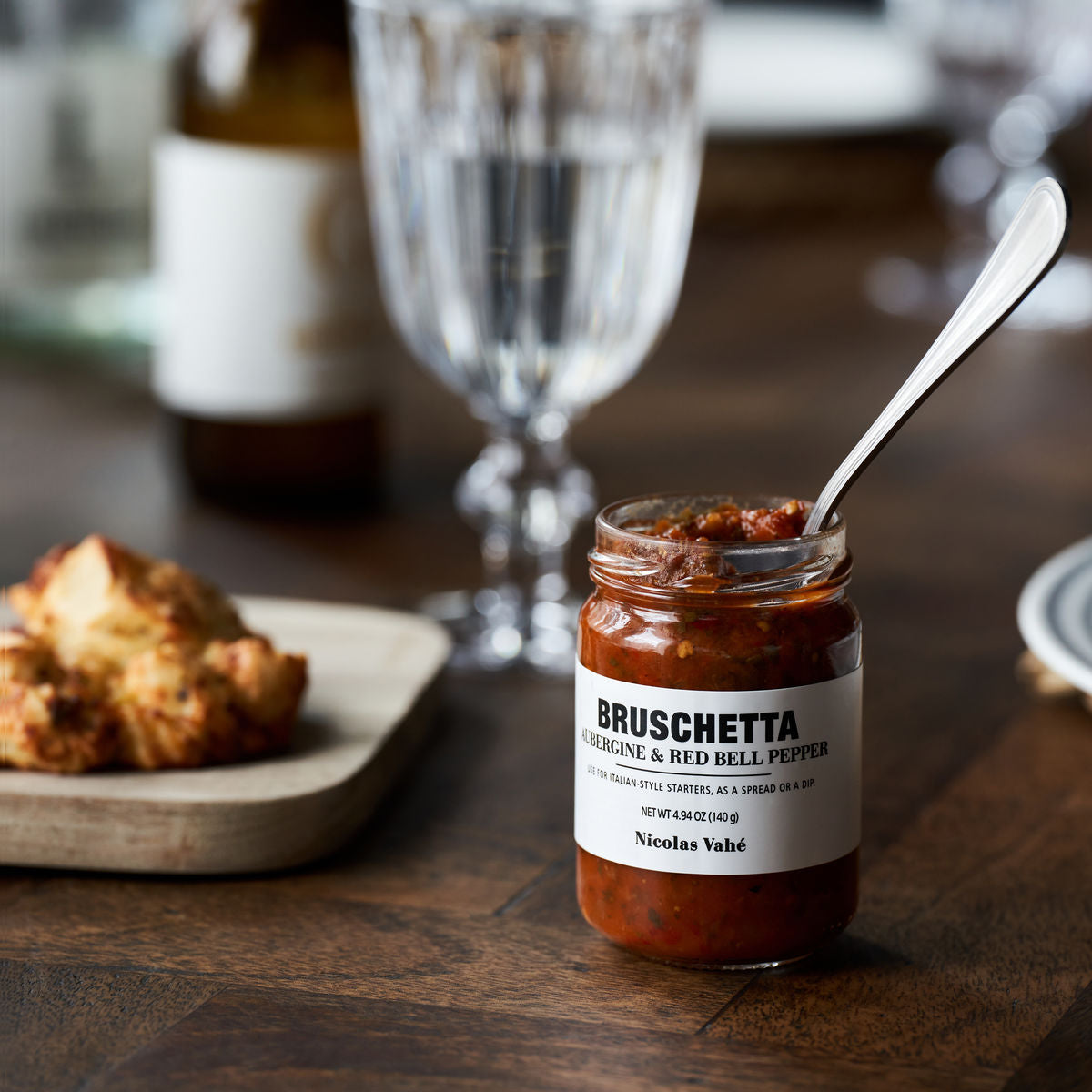 Auberginen & Paprika Bruschetta von Nicolas Vahé: Mediterraner Genuss.