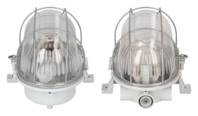 Entdecken Sie die MAX HAURI Ovalleuchte E27 60 W – ideal für Feuchträume, robust, spritzwassergeschützt und flexibel in der Lichtgestaltung.