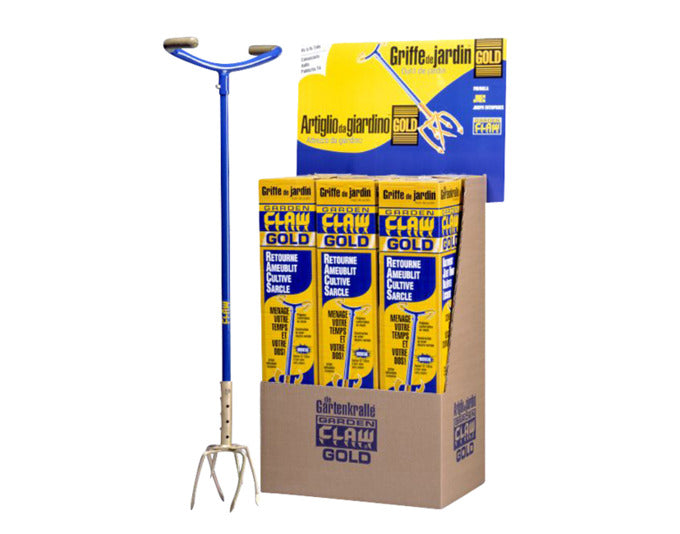 Gartenkralle Gold 107 cm 4 Zinken in präsentiert im Onlineshop von KAQTU Design AG. Gartenwerkzeug ist von E + h