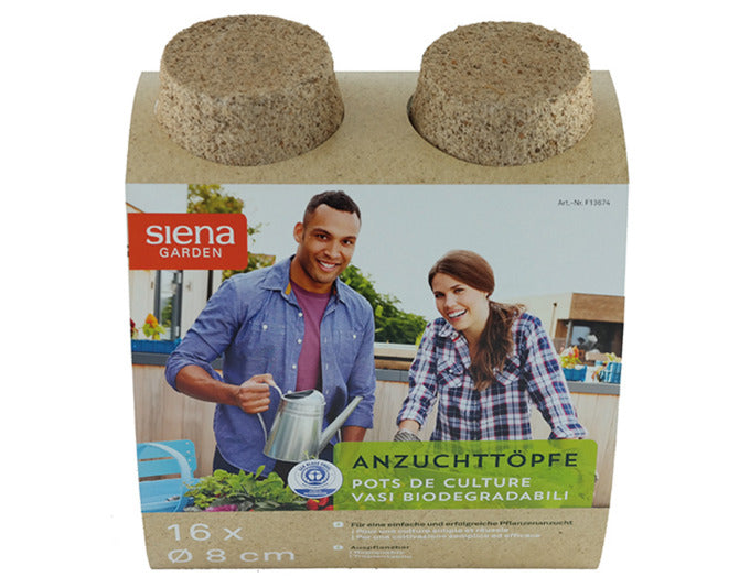 SIENA GARDEN Anzuchttopf ø 8 cm 16 Stück in präsentiert im Onlineshop von KAQTU Design AG. Pflanzentopf Outdoor ist von SIENA GARDEN
