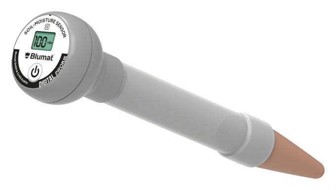 Der BLUMAT Digital Sensor 20 cm misst präzise die Erdfeuchte Ihrer Pflanzen und optimiert die Bewässerung für gesundes Wachstum.