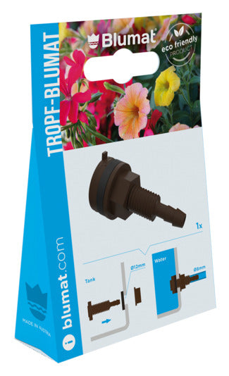 Entdecken Sie den BLUMAT Hochtankanschluss für eine zuverlässige und effiziente Tropfbewässerung. Einfache Installation und hohe Kompatibilität!