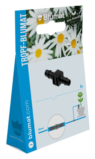 Entdecken Sie die BLUMAT Schlauchverbinder – 3 Stück für eine einfache und flexible Erweiterung Ihrer Bewässerungsanlage im Garten.
