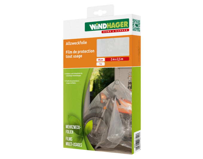 WINDHAGER Allzweckfolie 2.5x2 m transparent in präsentiert im Onlineshop von KAQTU Design AG. Gartenpflege ist von WINDHAGER