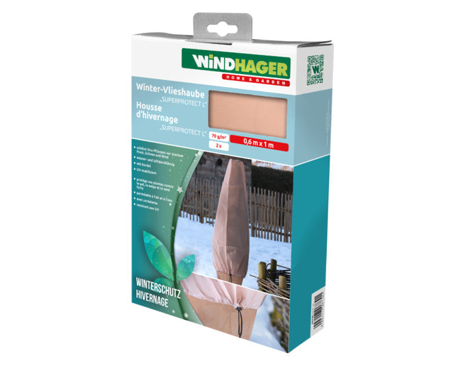 WINDHAGER Winter-Vlieshaube Superprotect L 0.6x1 m 2 Stk. in präsentiert im Onlineshop von KAQTU Design AG. Gartenpflege ist von WINDHAGER