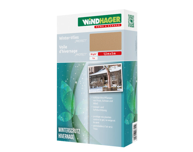 WINDHAGER Winter-Vlies Protect 1.5x5 m beige in präsentiert im Onlineshop von KAQTU Design AG. Gartenpflege ist von WINDHAGER