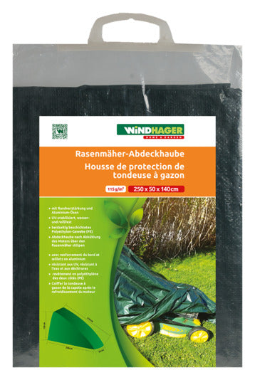 WINDHAGER Abdeckhaube für Rasenmäher 2.5 m grün in präsentiert im Onlineshop von KAQTU Design AG. Gartenmöbelabdeckung ist von WINDHAGER