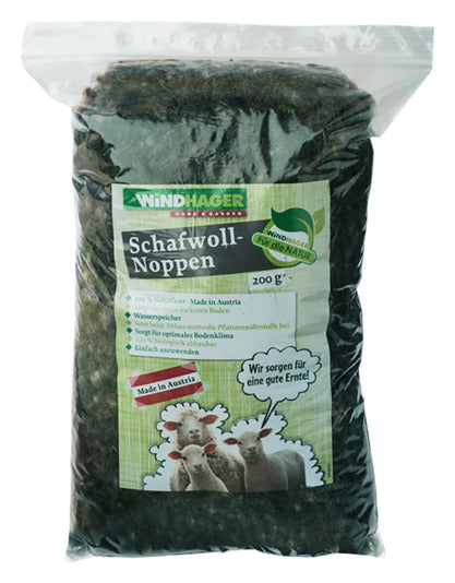 WINDHAGER Schafwoll-Noppen 0.2 kg in präsentiert im Onlineshop von KAQTU Design AG. Gartenpflege ist von WINDHAGER