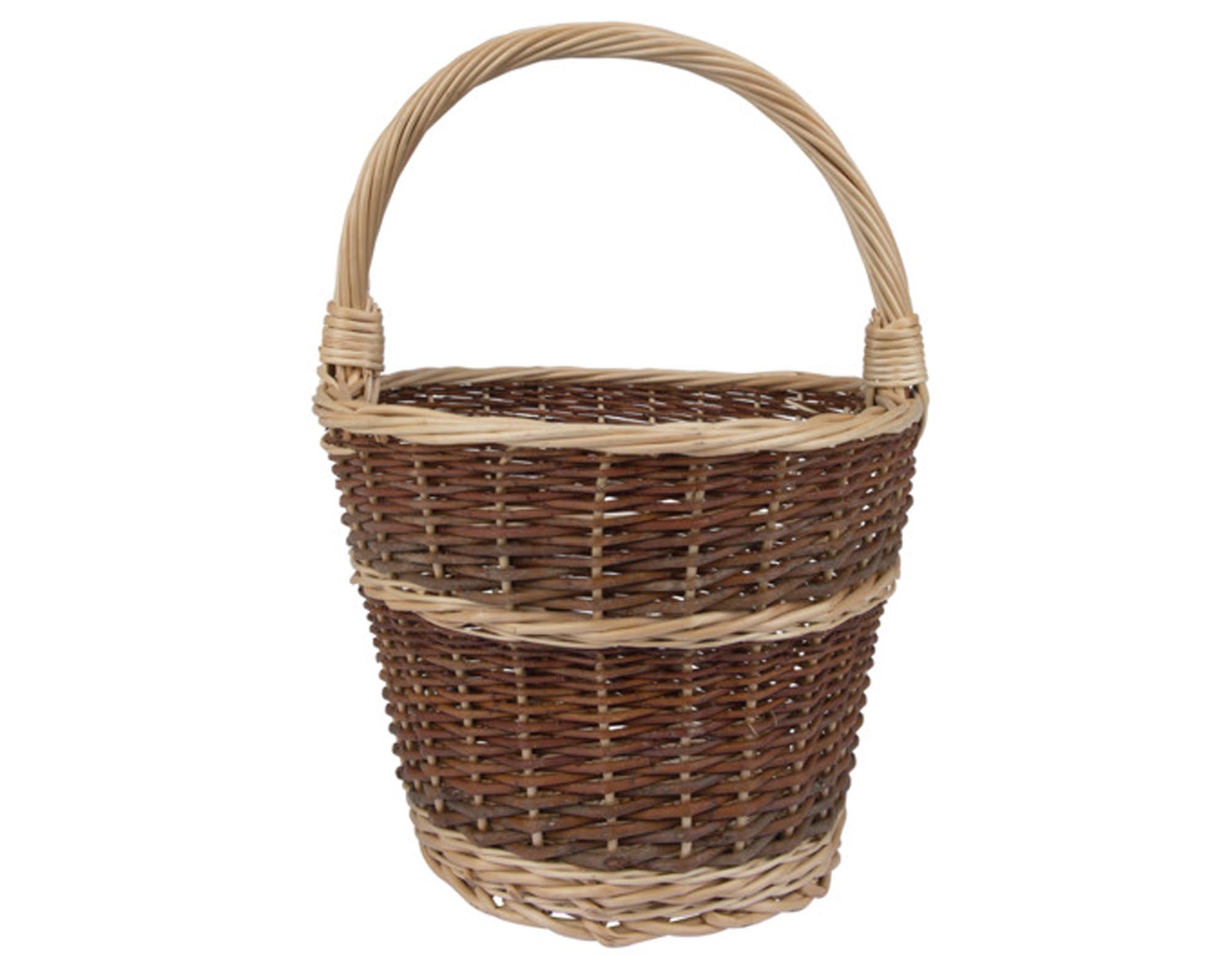 Entdecken Sie den Bogenkorb 27/38 cm von SCHNEIDER KORBWAREN – stilvolle, handgefertigte Aufbewahrung in zwei Farben. Ideal für Zeitschriften und mehr!