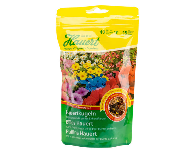 HAUERT Hauertkugeln Balkon 40x5 gr in präsentiert im Onlineshop von KAQTU Design AG. Gartenpflege ist von HAUERT