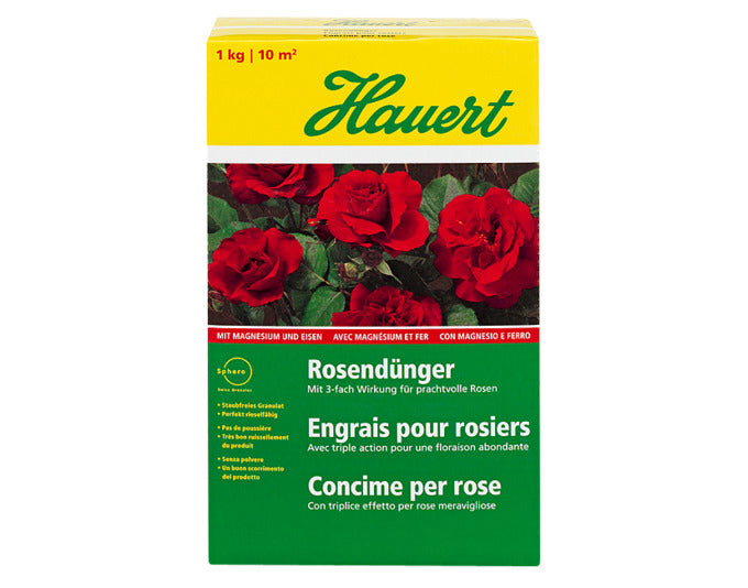 HAUERT Rosendünger 5 kg in präsentiert im Onlineshop von KAQTU Design AG. Gartenpflege ist von HAUERT