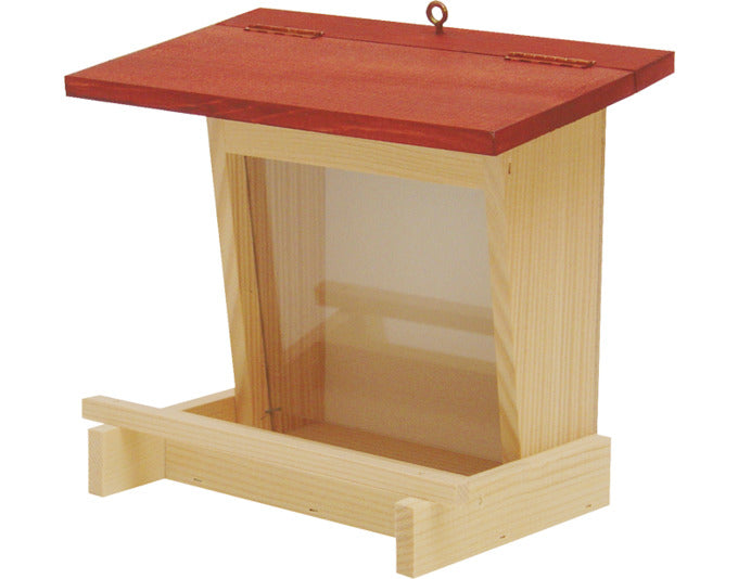 BEWO Vogelfutterhaus Wandautomat Dach rot in präsentiert im Onlineshop von KAQTU Design AG. Nistkasten ist von BEWO