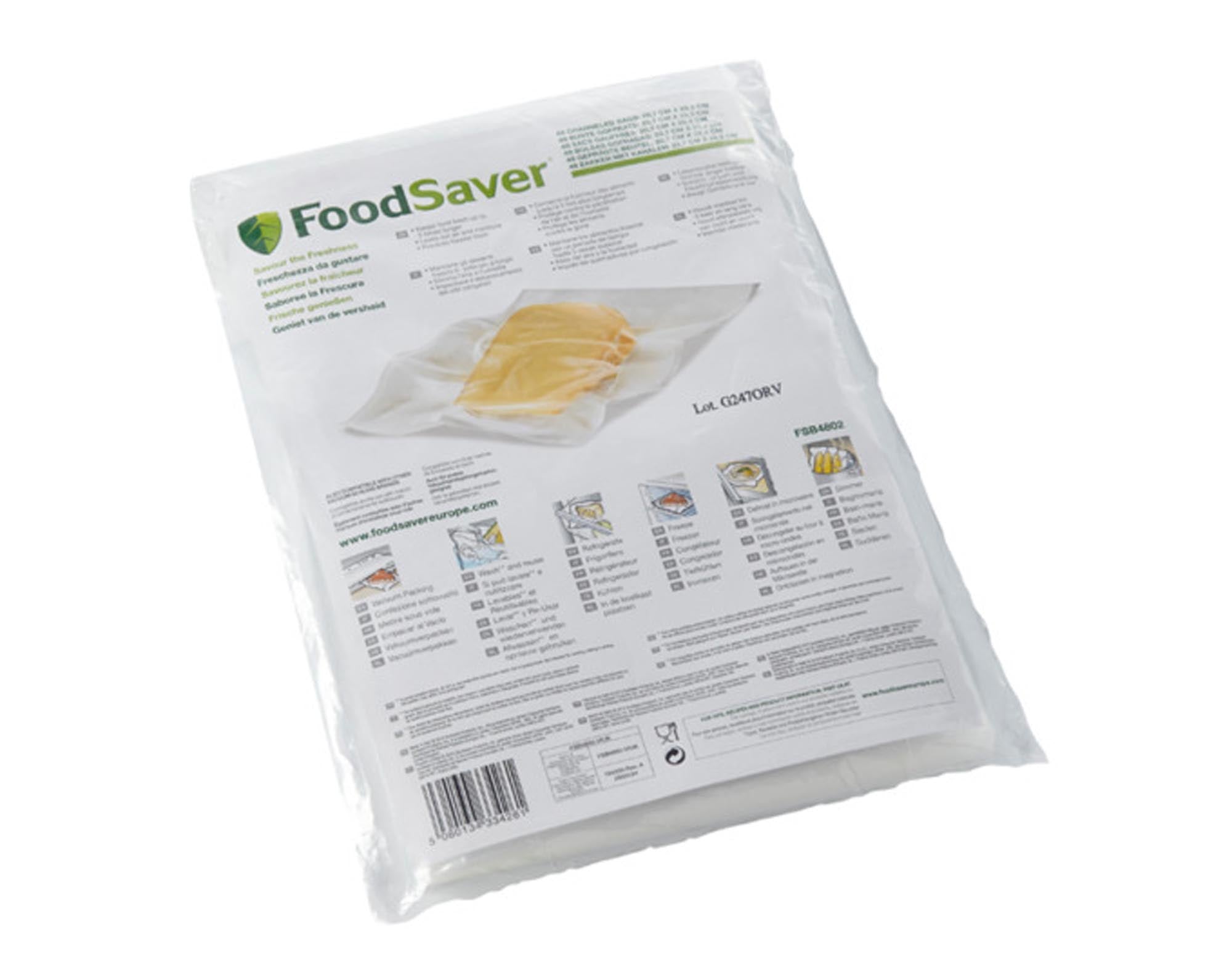Entdecken Sie die FOODSAVER Vakuumierbeutel (48 Stück, 0,94 l) für optimale Lebensmittelaufbewahrung, längere Haltbarkeit und vielseitige Nutzung.