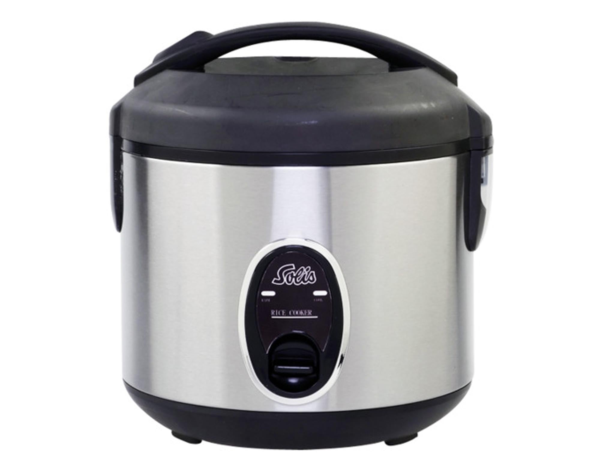 Entdecken Sie den SOLIS Reiskocher Compact Typ 821: ideal für perfekten Reis, kompakt, einfach zu bedienen und mit Warmhaltefunktion.