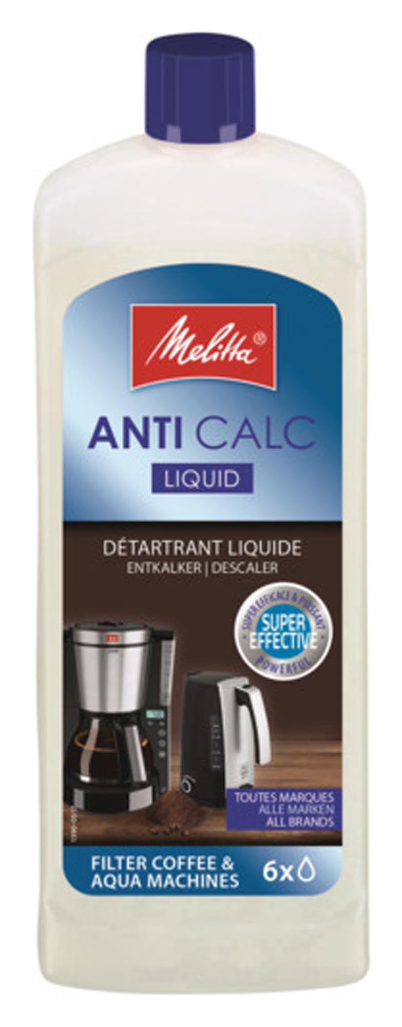 MELITTA Flüssigentkalker Anti Calc Coffee 250 ml in präsentiert im Onlineshop von KAQTU Design AG. Reinigungsmittel ist von MELITTA