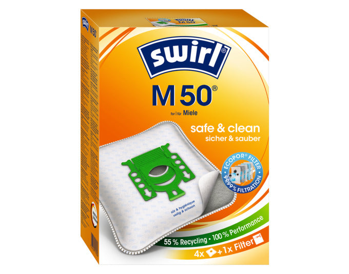 SWIRL Staubsäcke M50 in präsentiert im Onlineshop von KAQTU Design AG. Haushaltshilfen ist von SWIRL