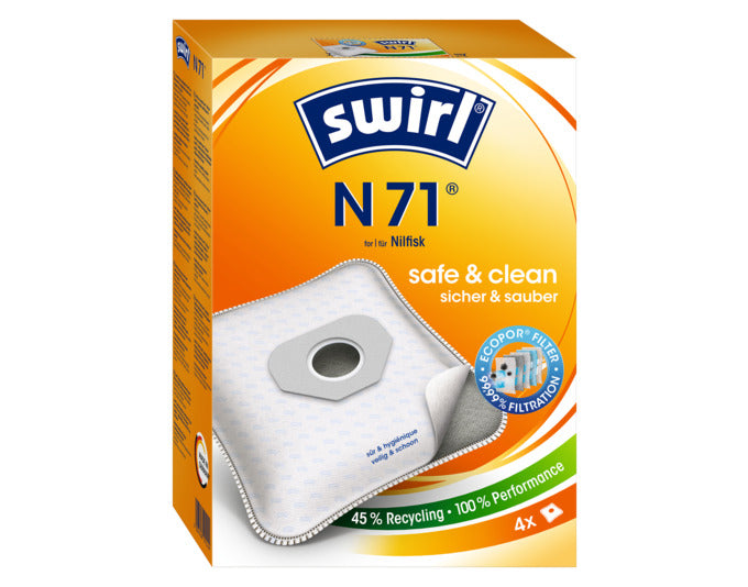 SWIRL Staubsäcke N71 in präsentiert im Onlineshop von KAQTU Design AG. Reinigung & Wäsche ist von SWIRL