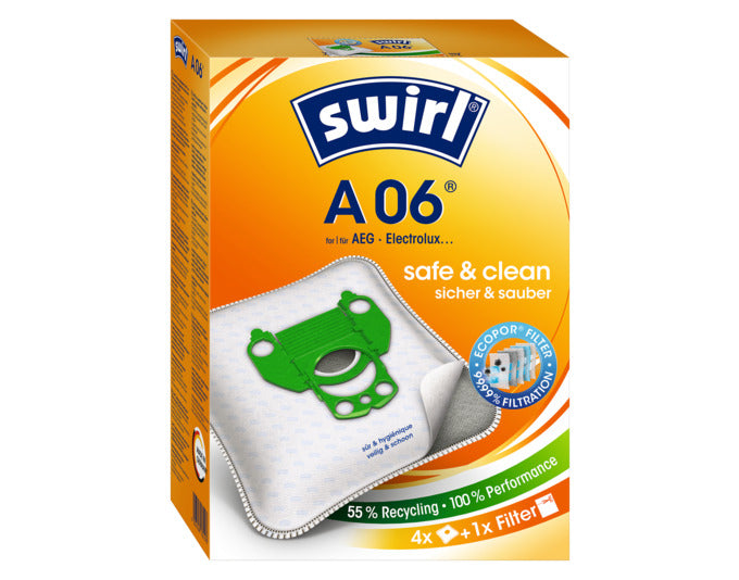 SWIRL Staubsäcke A06 in präsentiert im Onlineshop von KAQTU Design AG. Haushaltshilfen ist von SWIRL