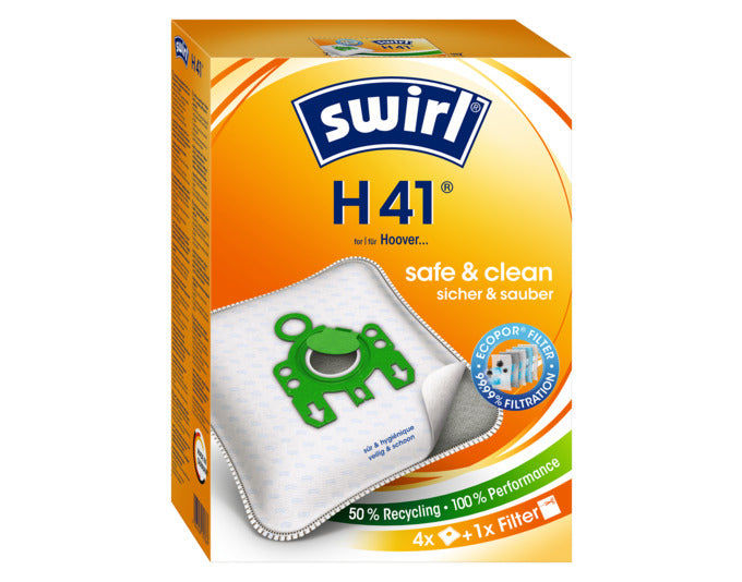 SWIRL Staubsäcke H41 in präsentiert im Onlineshop von KAQTU Design AG. Haushaltshilfen ist von SWIRL