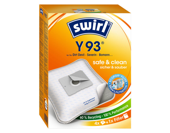 SWIRL Staubsäcke Y93 in präsentiert im Onlineshop von KAQTU Design AG. Haushaltshilfen ist von SWIRL