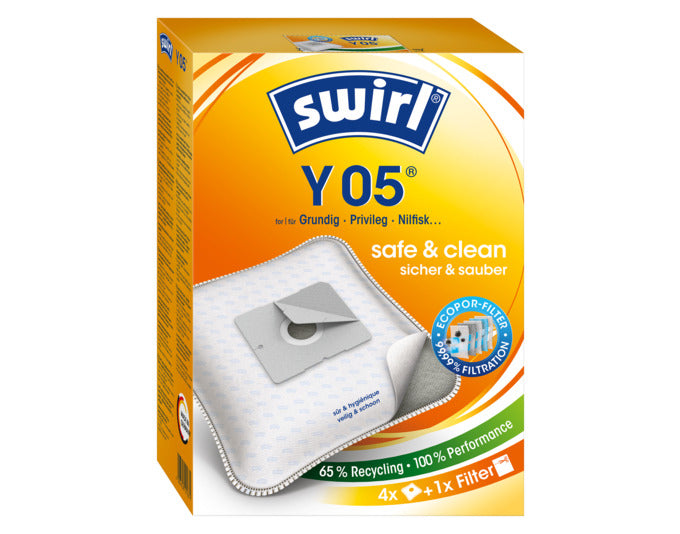 SWIRL Staubsäcke Y05 in präsentiert im Onlineshop von KAQTU Design AG. Haushaltshilfen ist von SWIRL